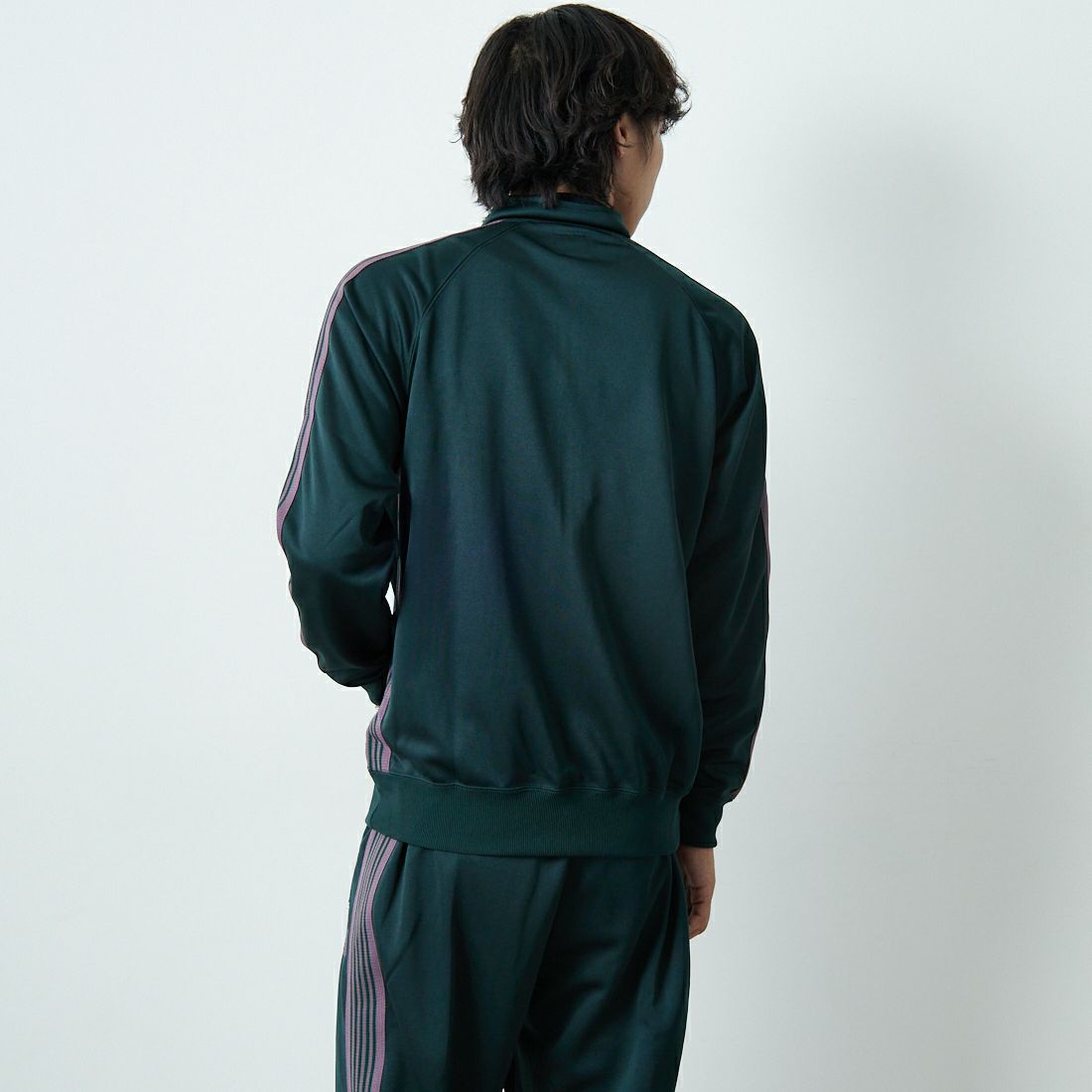 Needles [ニードルズ] トラックジャケット [RW314] B GREEN &&モデル身長：179cm 着用サイズ：M&&