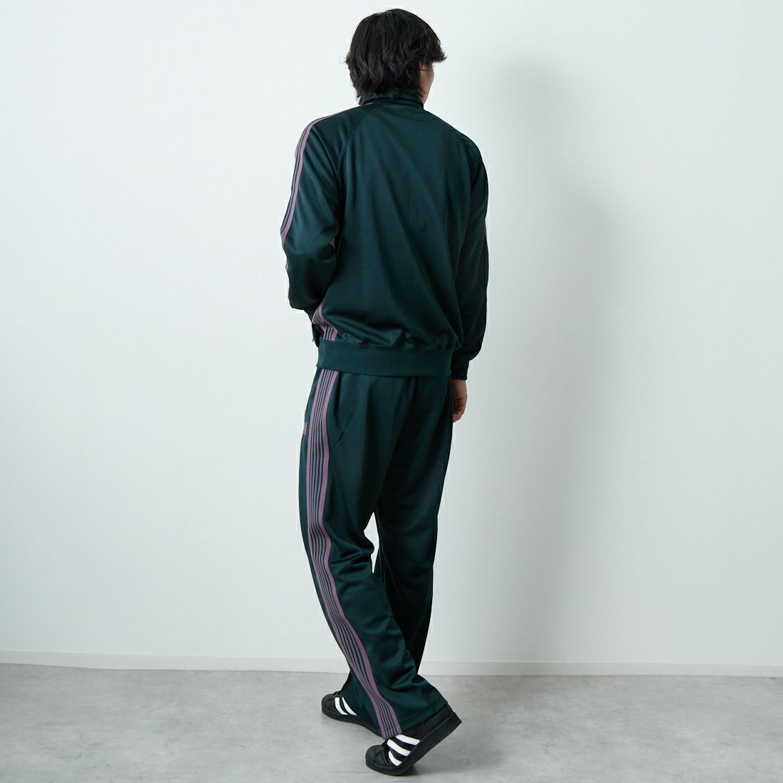 Needles [ニードルズ] トラックジャケット [RW314] B GREEN &&モデル身長：179cm 着用サイズ：M&&