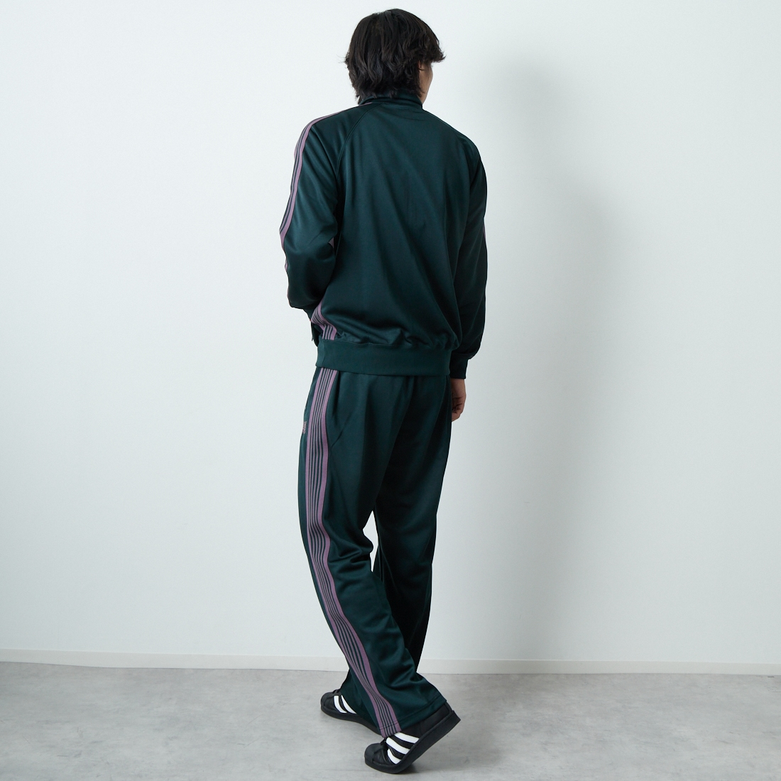 Needles [ニードルズ] トラックジャケット [RW314] B GREEN &&モデル身長：179cm 着用サイズ：M&&