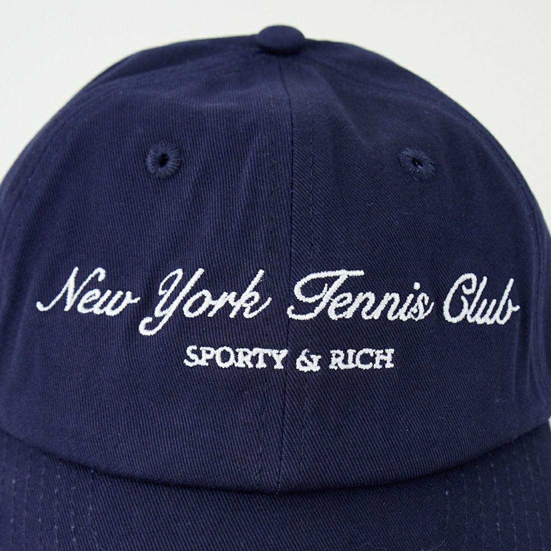 Sporty&Rich [スポーティアンドリッチ] NY テニスクラブキャップ [AC040621402] NAVY