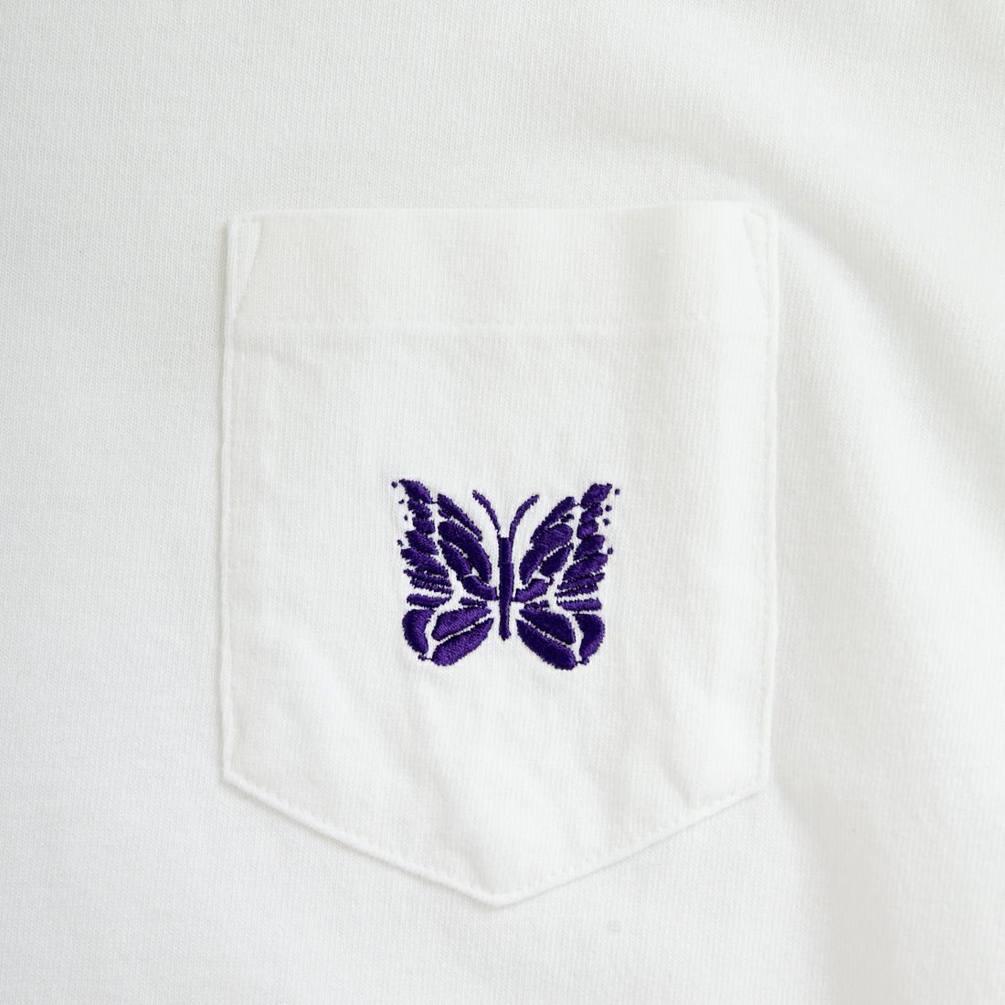 Needles [ニードルズ] ロングスリーブポケットTシャツ [RW348] A WHITE
