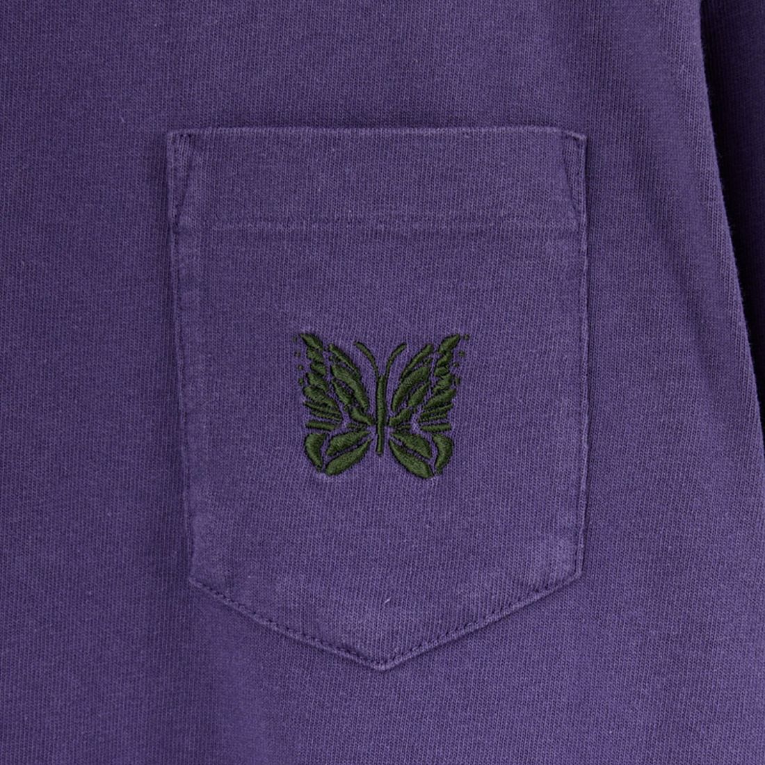 Needles [ニードルズ] ロングスリーブポケットTシャツ [RW348] E PURPLE