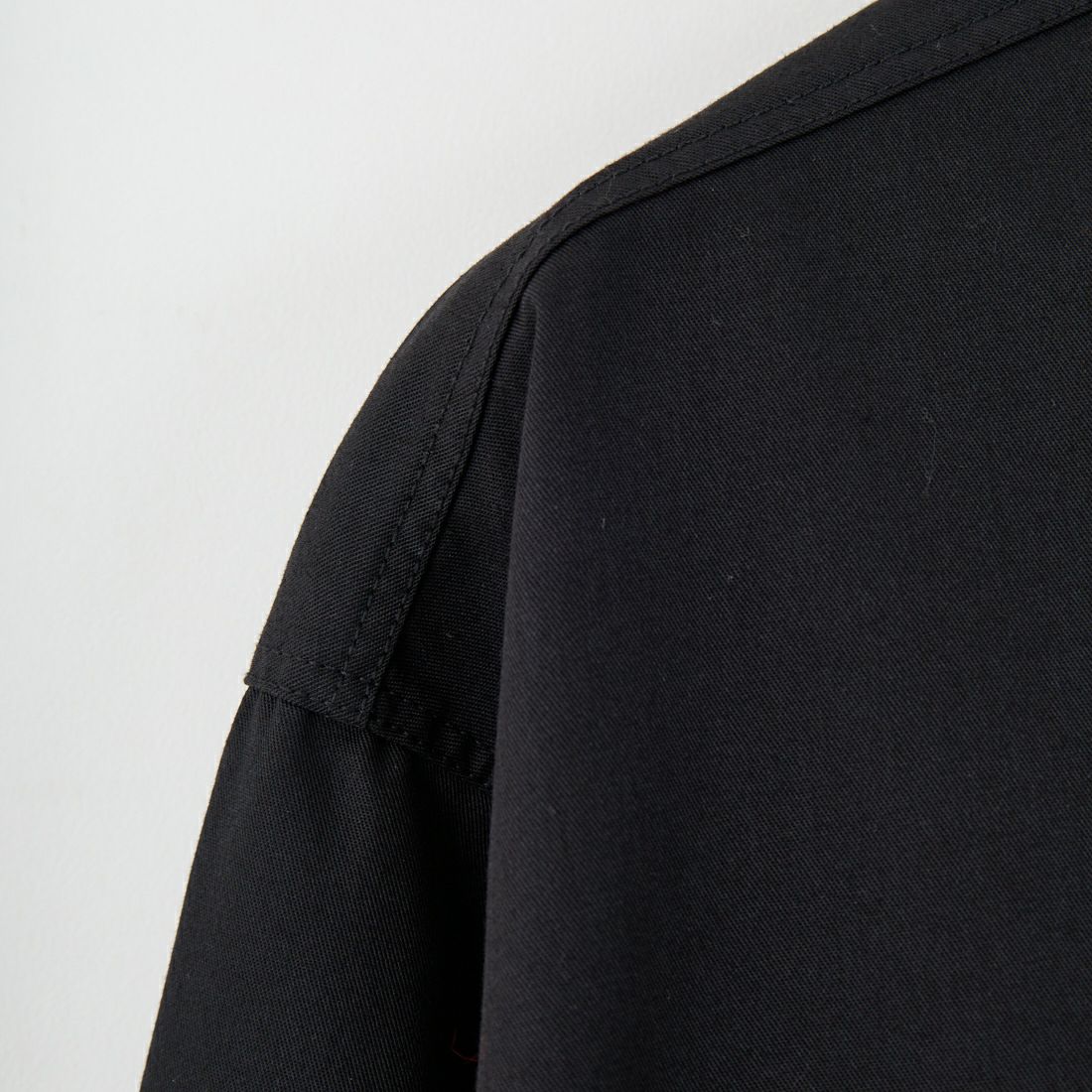 DANTON [ダントン] ワンポイントロゴ シャツジャケット [DT-B0396TCC] BLACK
