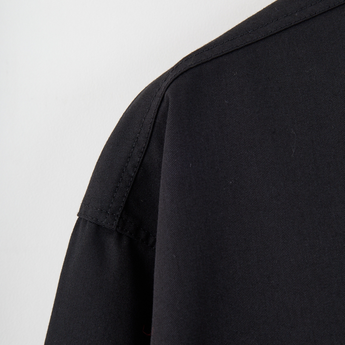 DANTON [ダントン] ワンポイントロゴ シャツジャケット [DT-B0396TCC] BLACK