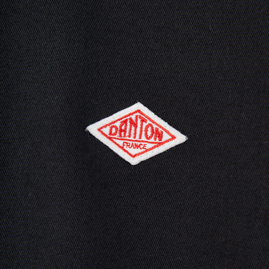 DANTON [ダントン] ワンポイントロゴ シャツジャケット [DT-B0396TCC] BLACK