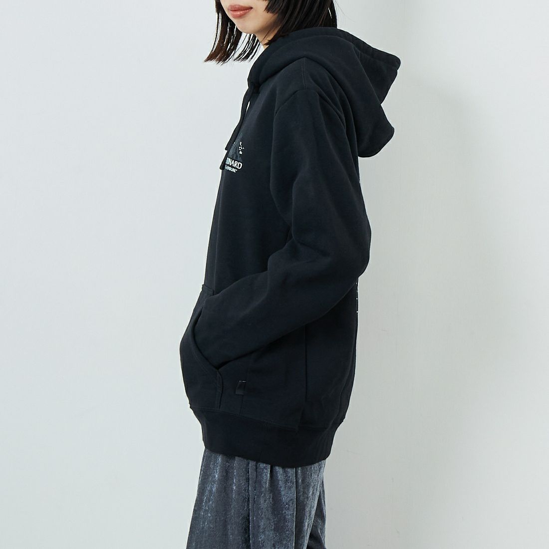 patagonia [パタゴニア] シュイナード クレスト アップライザル フーディ [39700] BLK &&モデル身長：162cm 着用サイズ：S&&