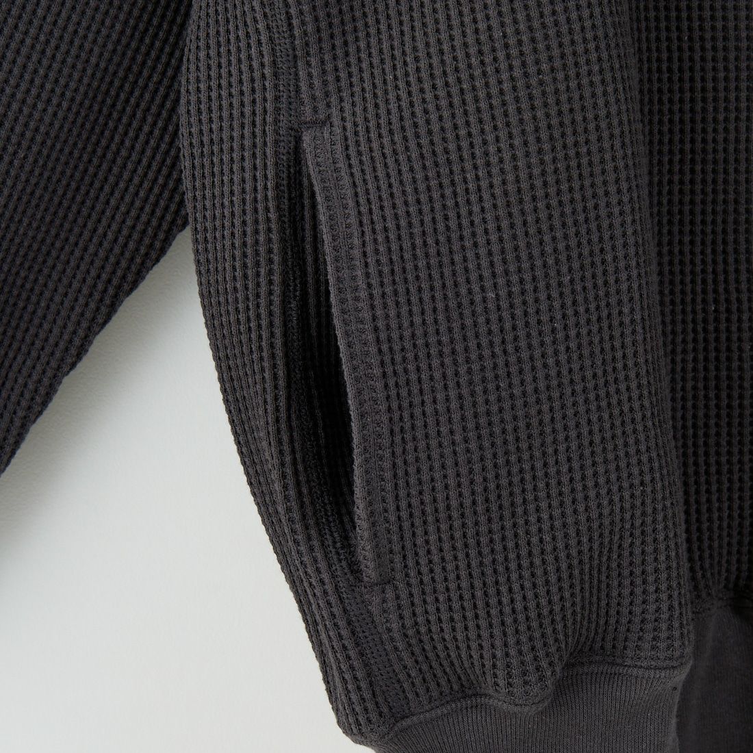 A VONTADE [アボンタージ] ビッグワッフル ドライバーズジップカーディガン [VTD-0602-CS] 9 CHARCOAL