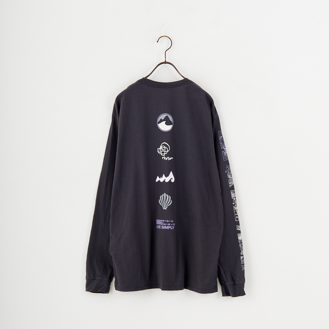 patagonia [パタゴニア] メンズ ロングスリーブ ロングウェイラウンド オーガニックTシャツ [37821] INBK
