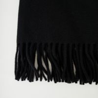 Maison Kitsuné ブラック スカーフ MAISON KITSUNE [メゾン キツネ] フォックスヘッドスカーフ
