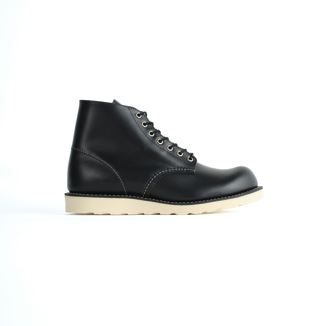 RED WING [レッドウィング] 6インチ クラシックラウンド Dワイズ [8165] ﾌﾞﾗｯｸ ｸﾛｰﾑ
