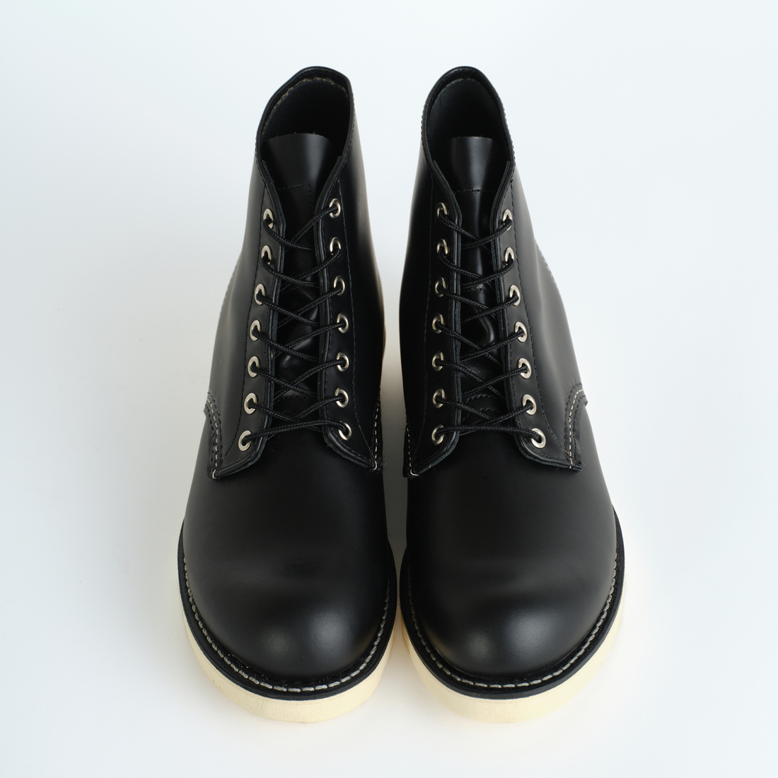 RED WING [レッドウィング] 6インチ クラシックラウンド Dワイズ [8165] ﾌﾞﾗｯｸ ｸﾛｰﾑ