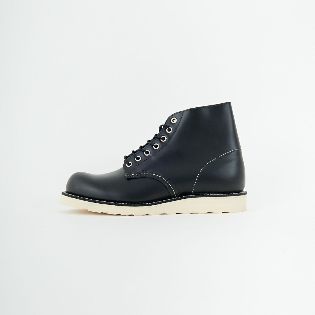 RED WING [レッドウィング] 6インチ クラシックラウンド Dワイズ [8165] ﾌﾞﾗｯｸ ｸﾛｰﾑ