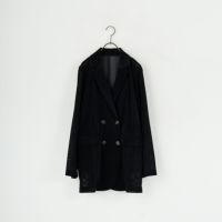 CLOCHE [クロシェ] メッシュベロアダブルジャケット [55284517