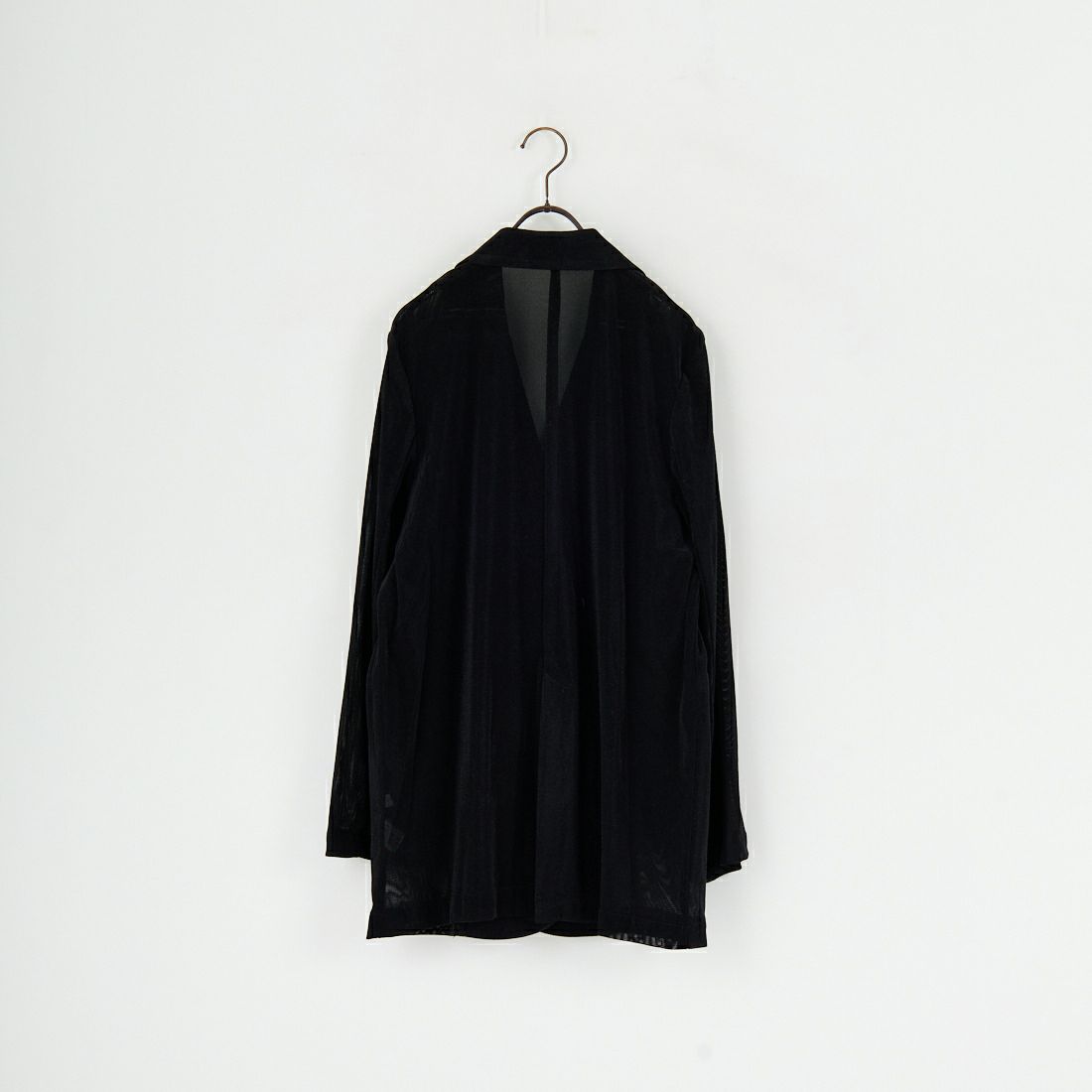 CLOCHE [クロシェ] メッシュベロアダブルジャケット [55284517] ﾌﾞﾗｯｸ