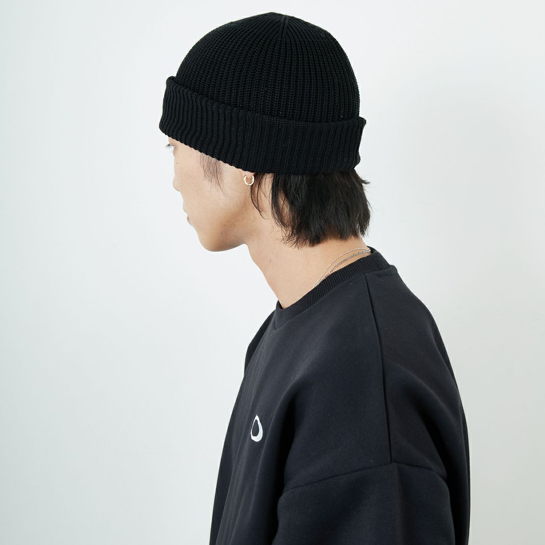 RACAL [ラカル] SK8 ロールニットキャップ [RL-18-956] BLACK