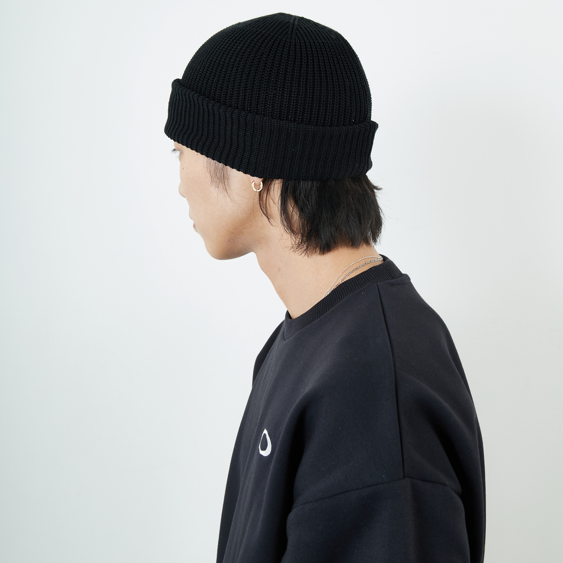 RACAL [ラカル] SK8 ロールニットキャップ [RL-18-956] BLACK