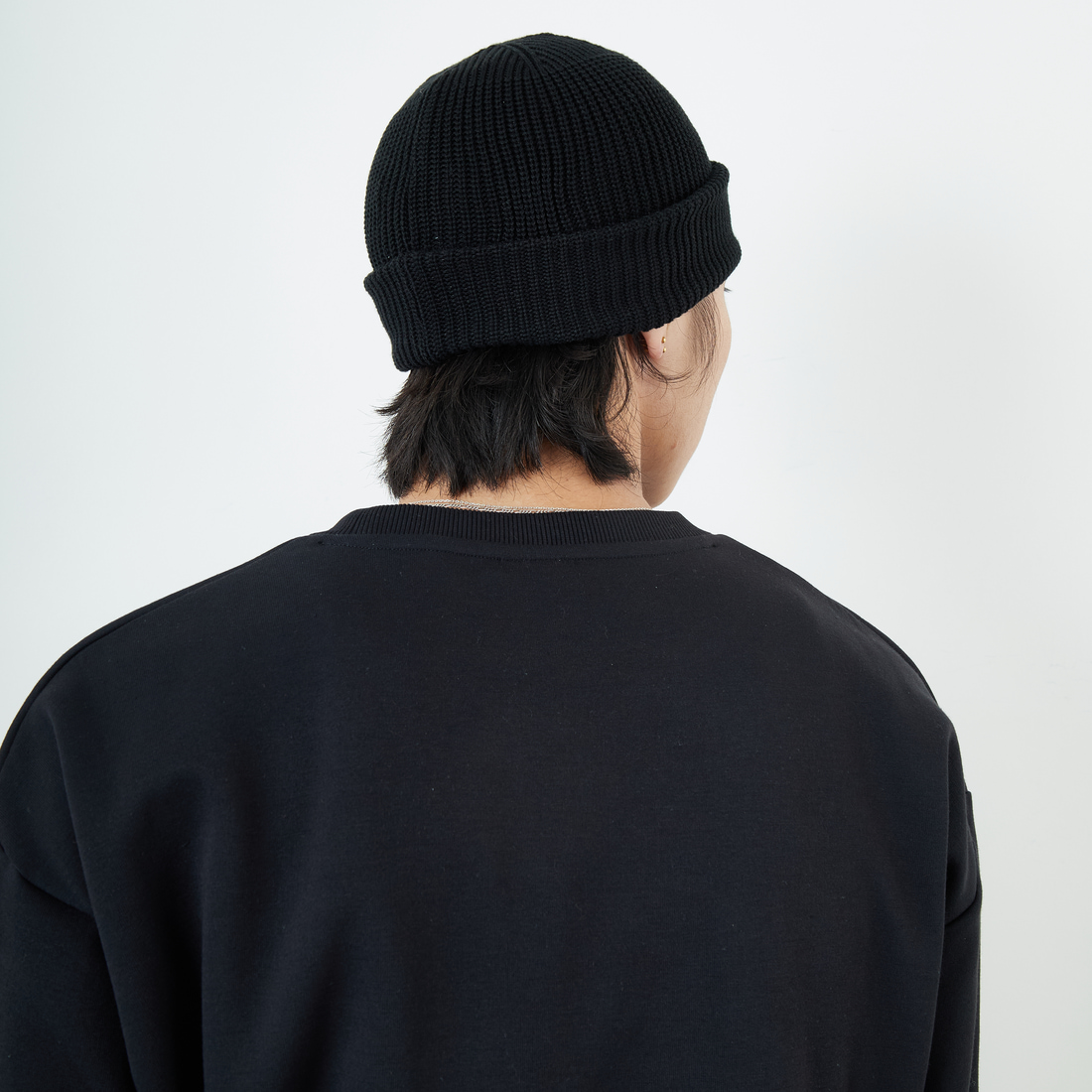 RACAL [ラカル] SK8 ロールニットキャップ [RL-18-956] BLACK