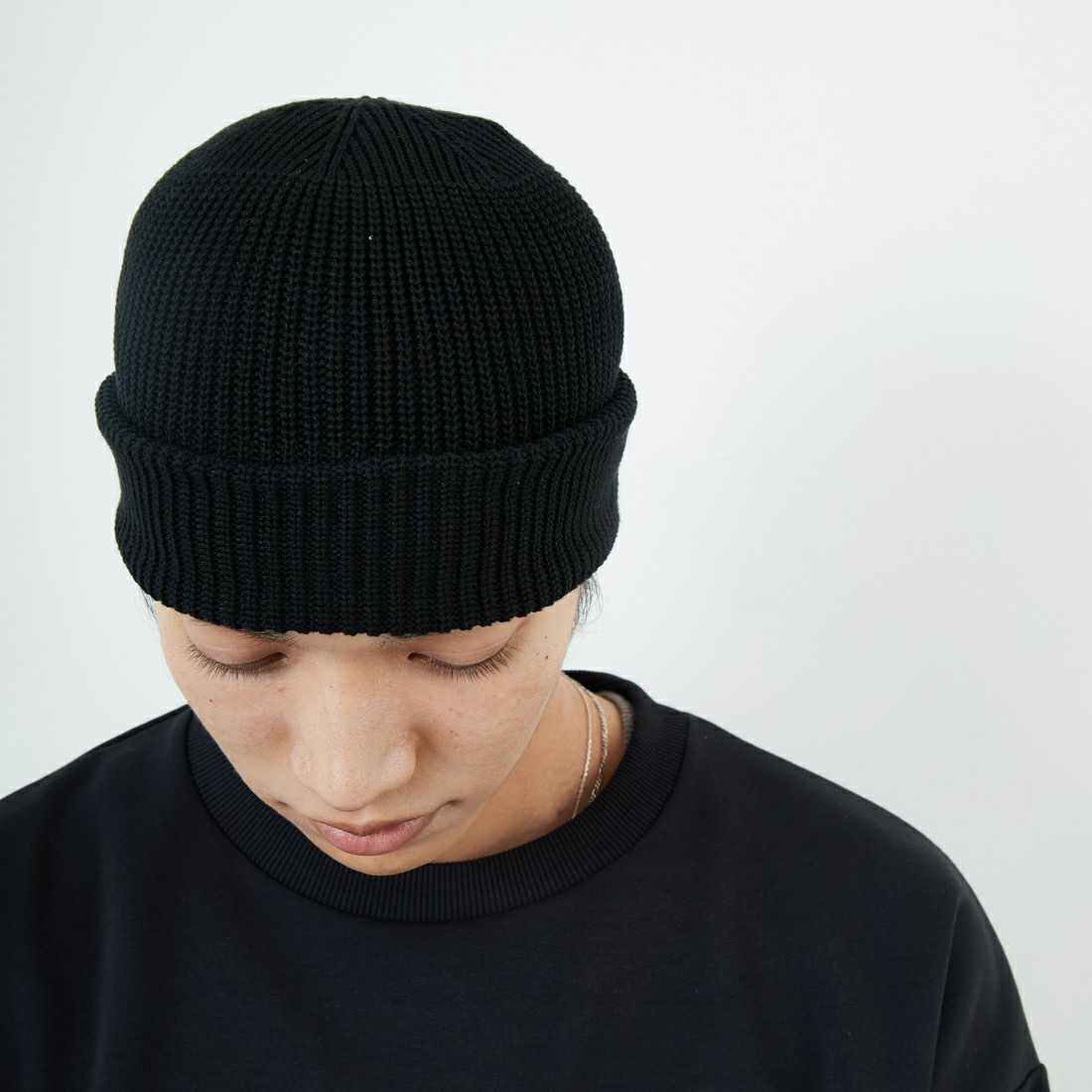RACAL [ラカル] SK8 ロールニットキャップ [RL-18-956] BLACK