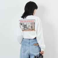 07 WHITE&&モデル身長：167cm 着用サイズ：S&&