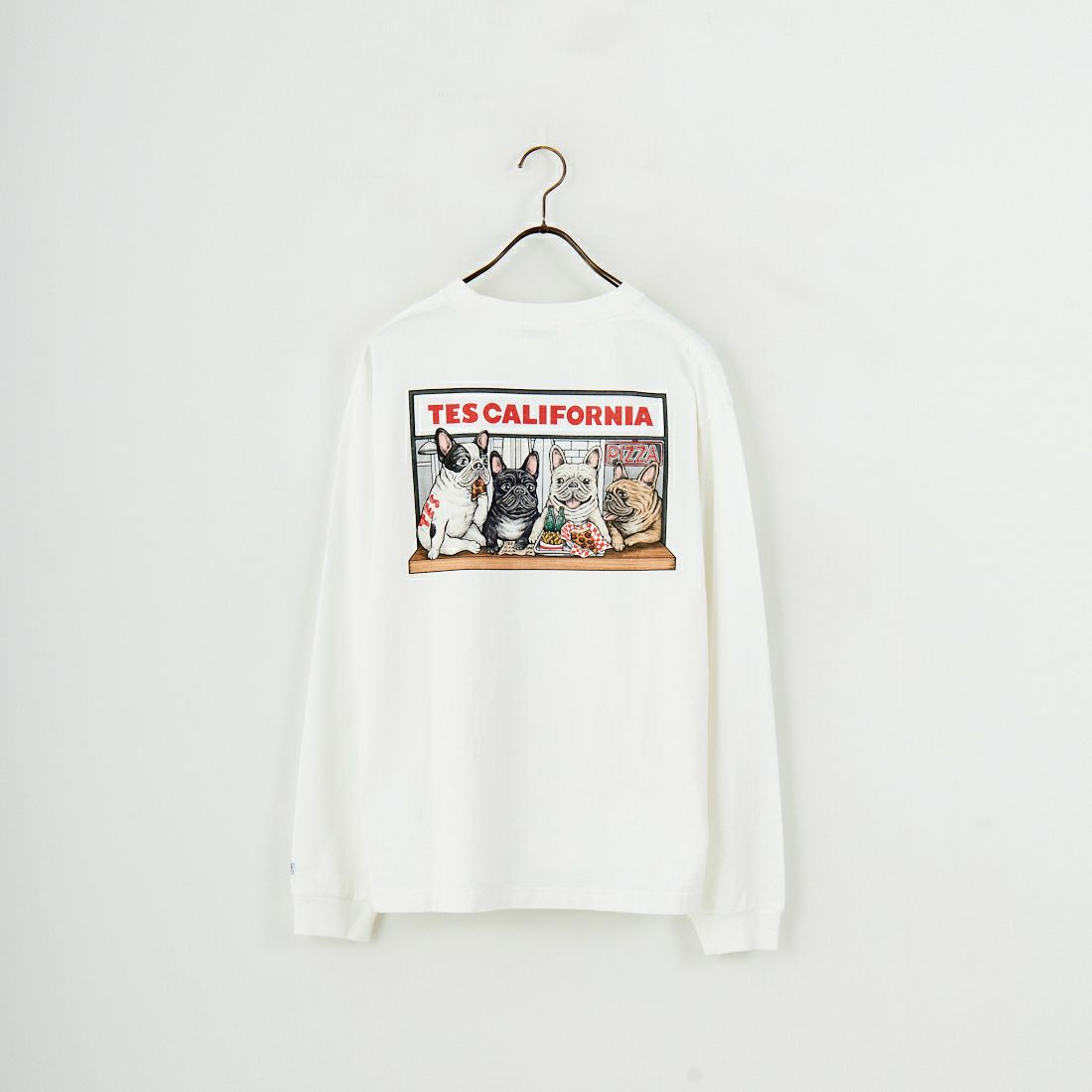 The Endless Summer [エンドレスサマー] CALIFORNIA PIZZA DINER ロングスリーブTシャツ [FH-25774328] 07 WHITE