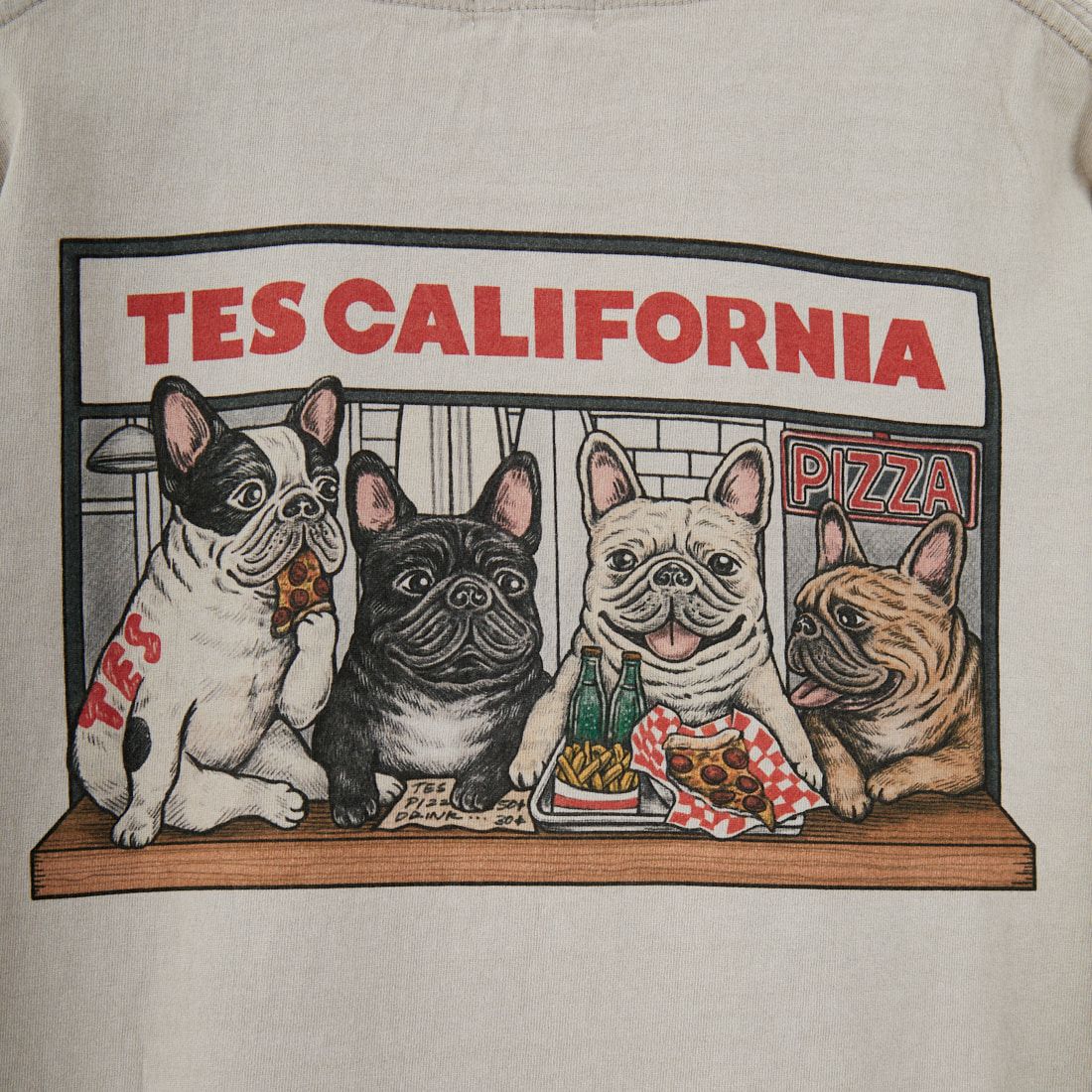 The Endless Summer [エンドレスサマー] CALIFORNIA PIZZA DINER ロングスリーブTシャツ [FH-25774328] 04 GRAY