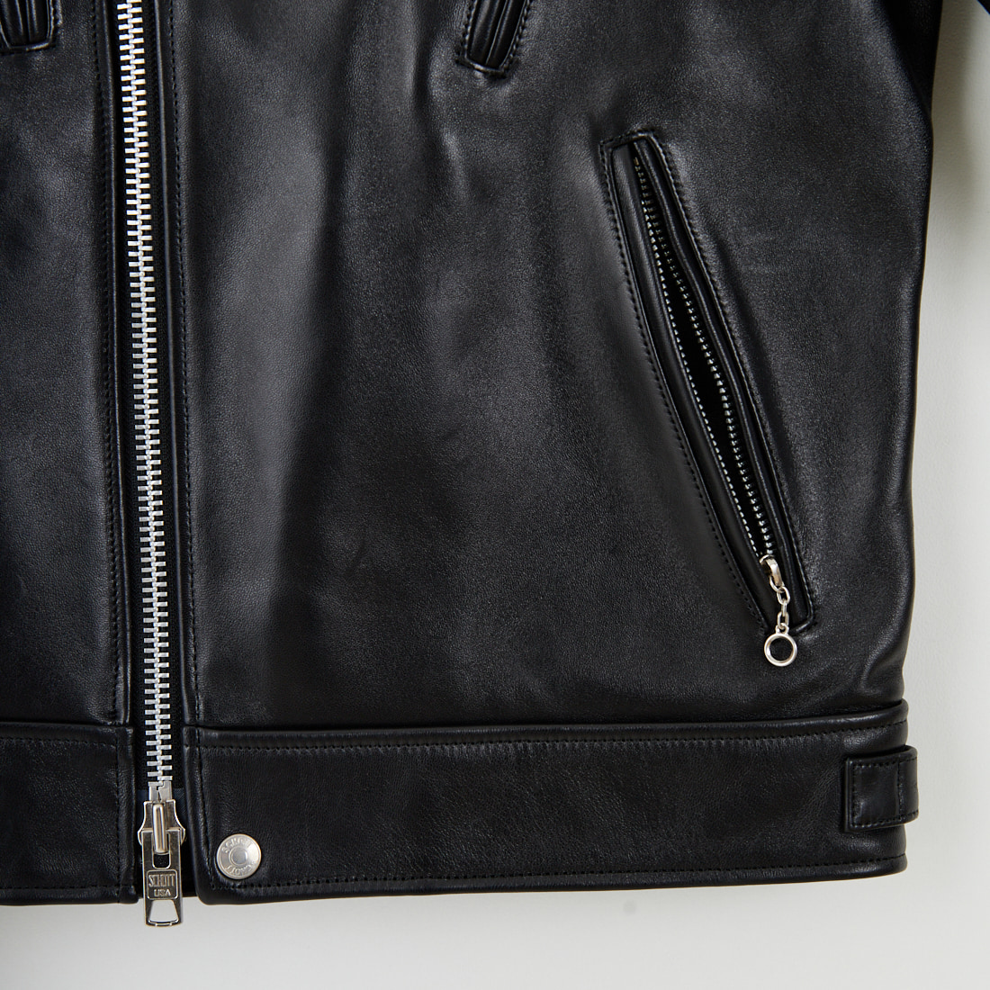 Schott [ショット] ダブルブレスト ライダースジャケット [7825950010] 010 BLACK
