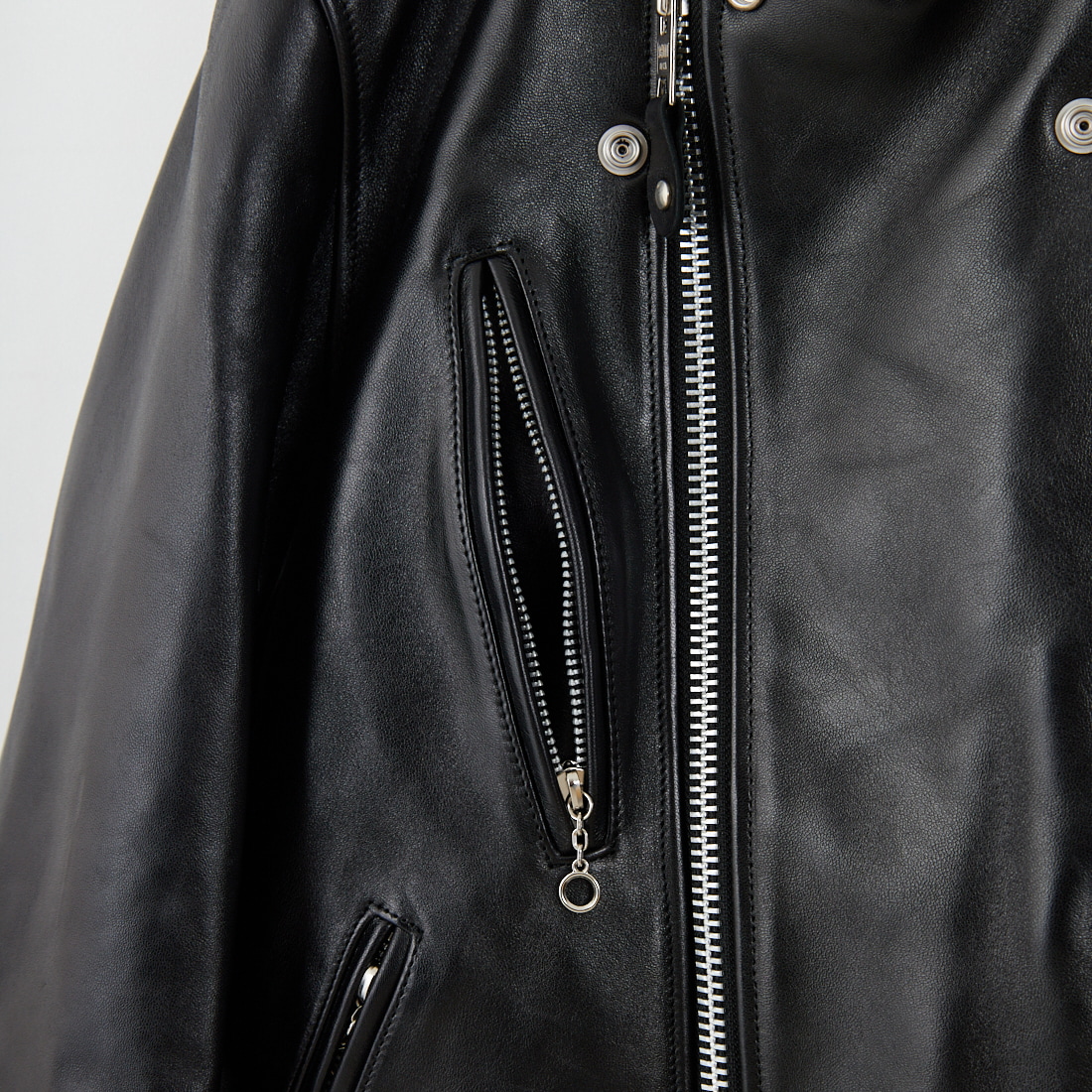 Schott [ショット] ダブルブレスト ライダースジャケット [7825950010] 010 BLACK