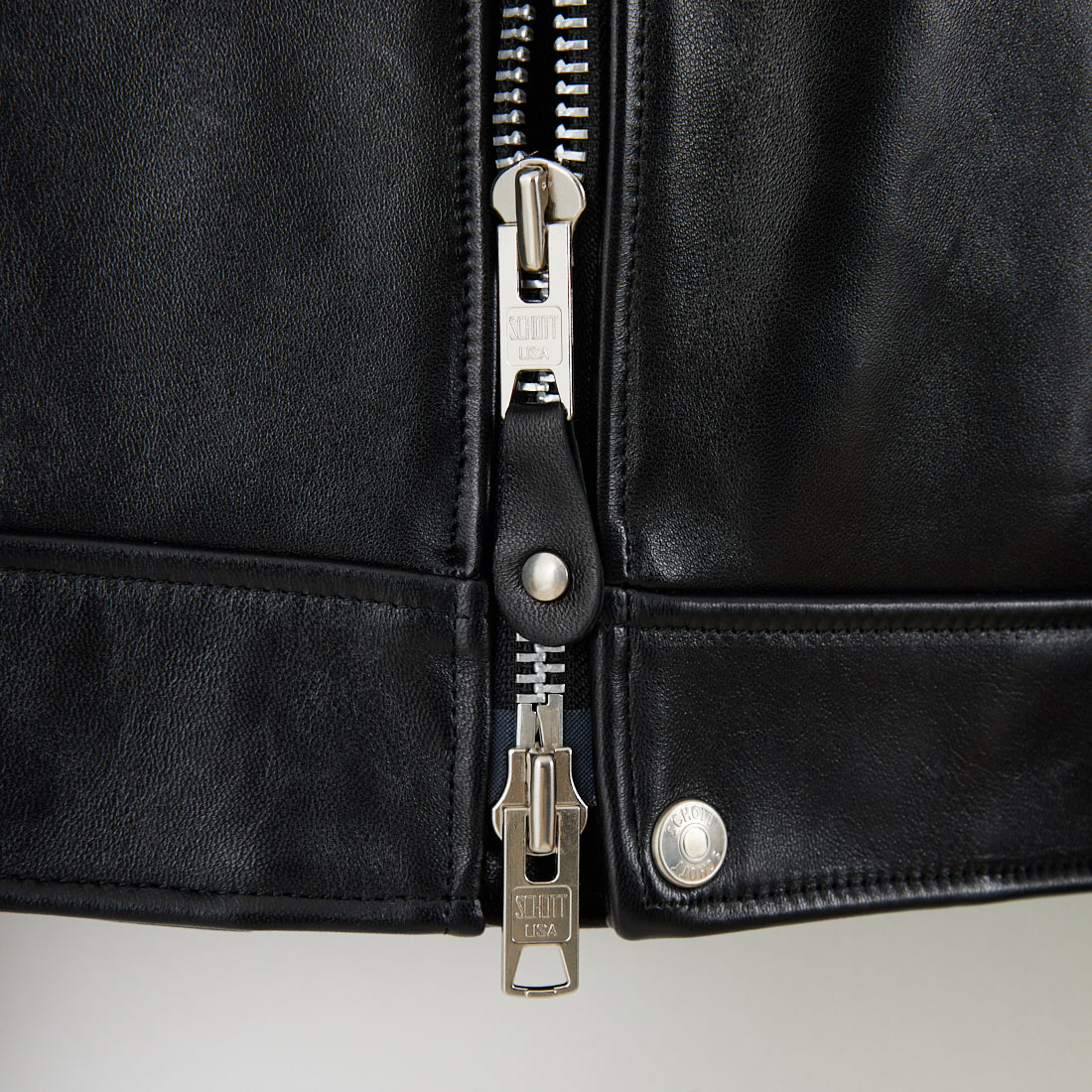 Schott [ショット] ダブルブレスト ライダースジャケット [7825950010] 010 BLACK