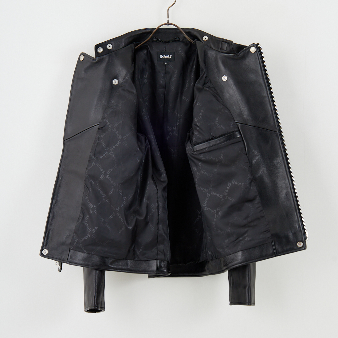 Schott [ショット] ダブルブレスト ライダースジャケット [7825950010] 010 BLACK