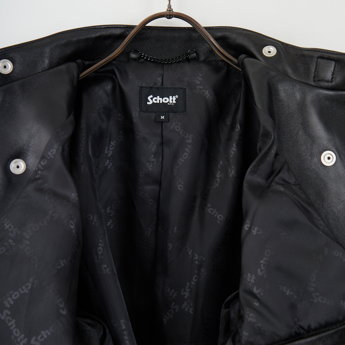 Schott [ショット] ダブルブレスト ライダースジャケット [7825950010] 010 BLACK