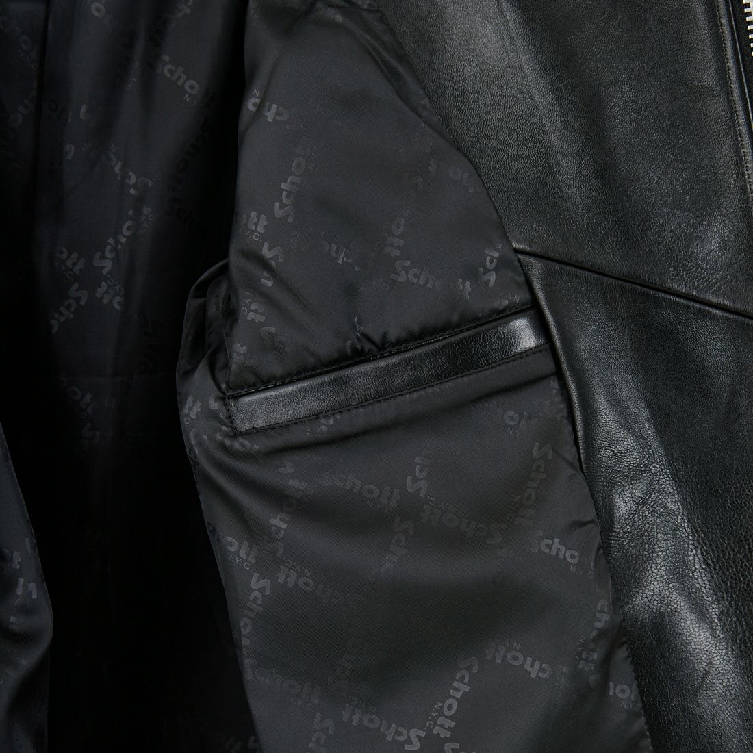 Schott [ショット] ダブルブレスト ライダースジャケット [7825950010] 010 BLACK
