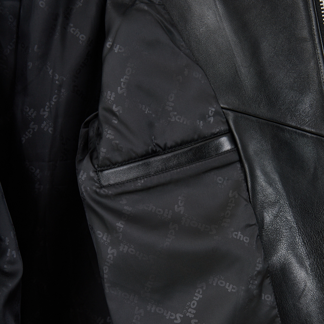 Schott [ショット] ダブルブレスト ライダースジャケット [7825950010] 010 BLACK