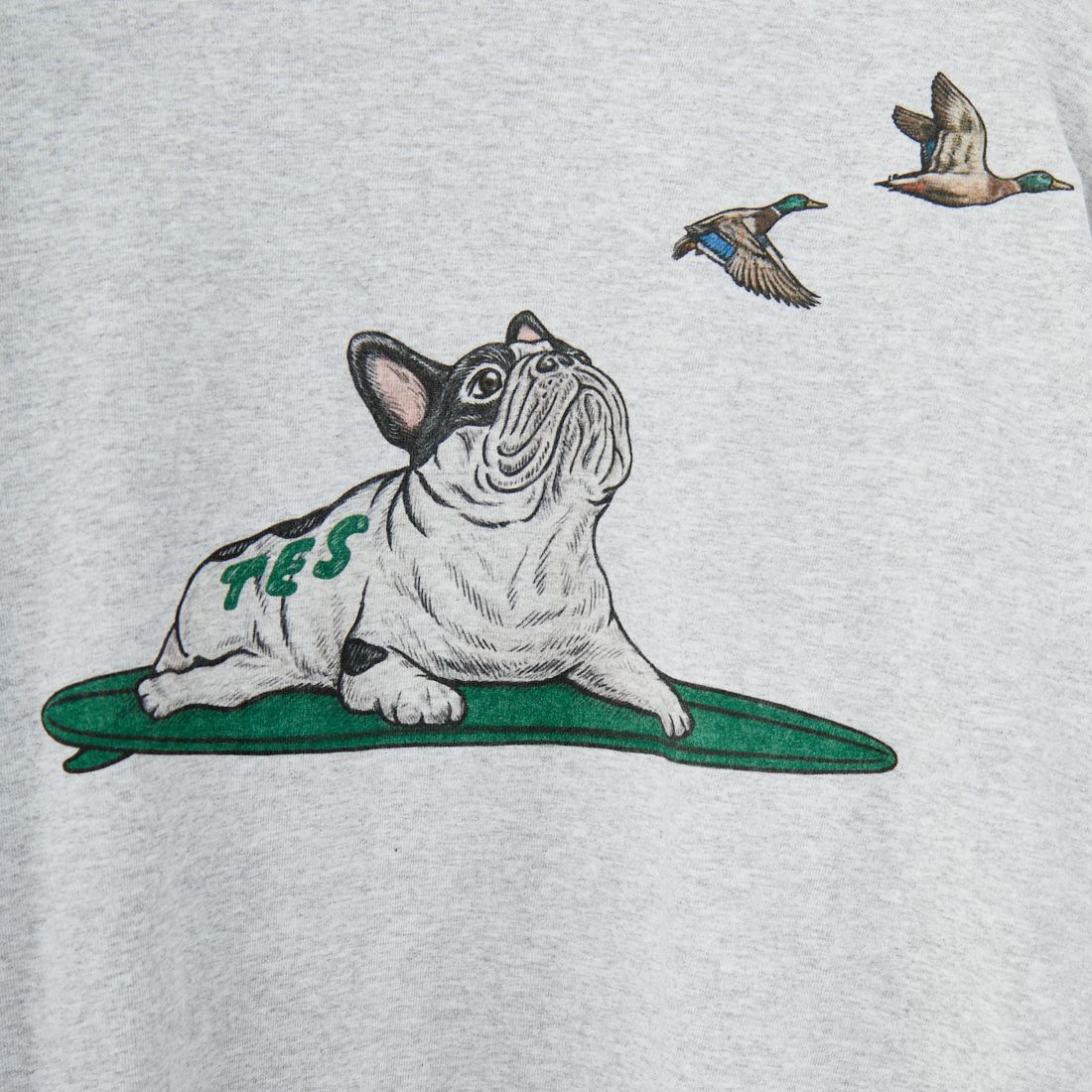 The Endless Summer [エンドレスサマー] 4カラーロゴプリント ロングスリーブTシャツ [FH-25774326] 03 MIX GRY