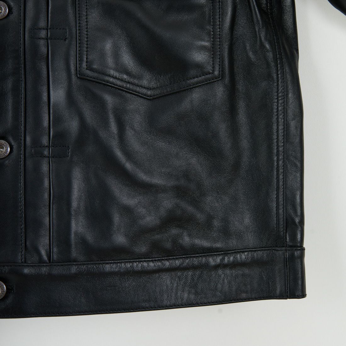 Schott [ショット] シープレザー トラッカージャケット [7825950015] 010 BLACK