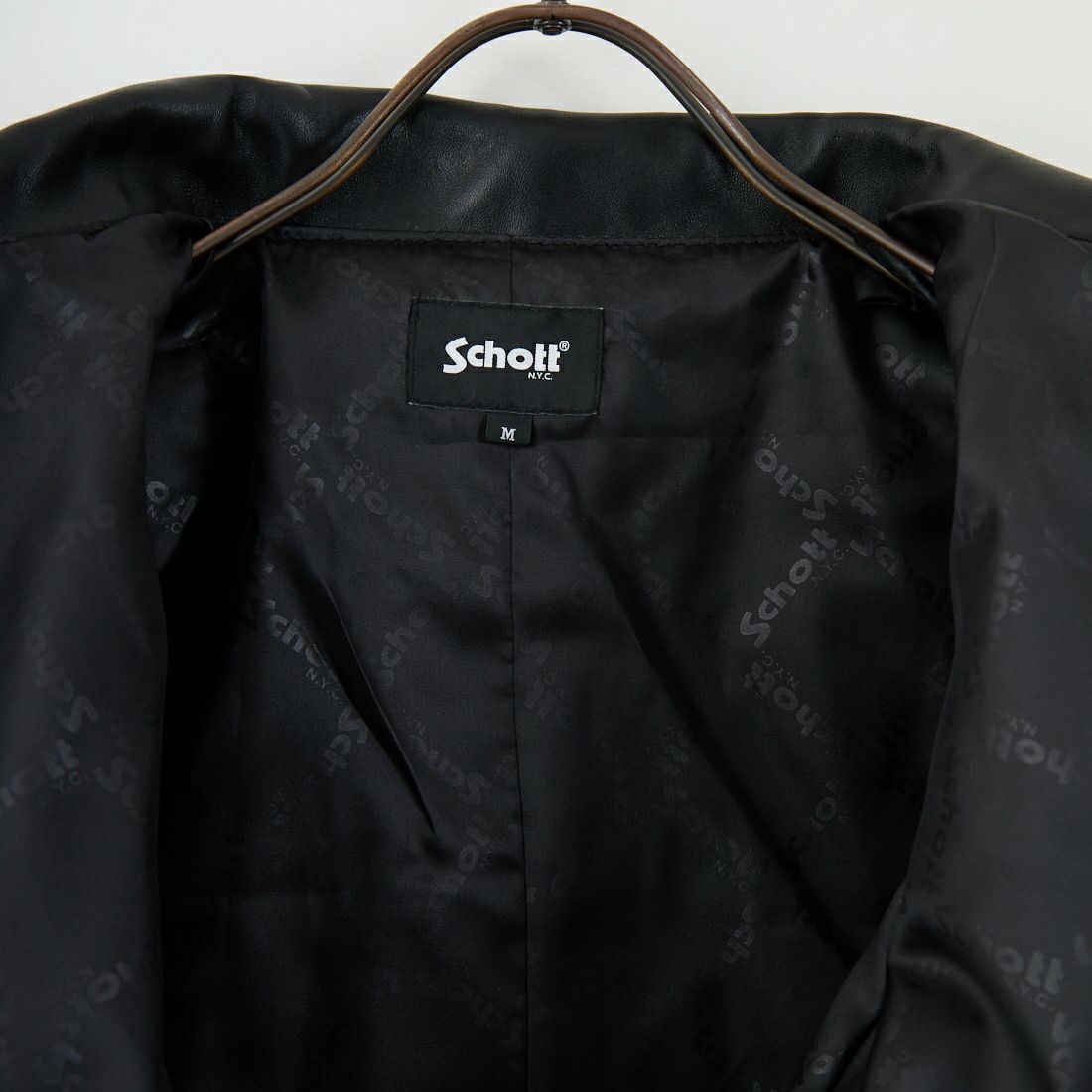 Schott [ショット] シープレザー トラッカージャケット [7825950015] 010 BLACK