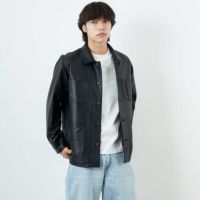 010 BLACK&&モデル身長：179cm 着用サイズ：M&&