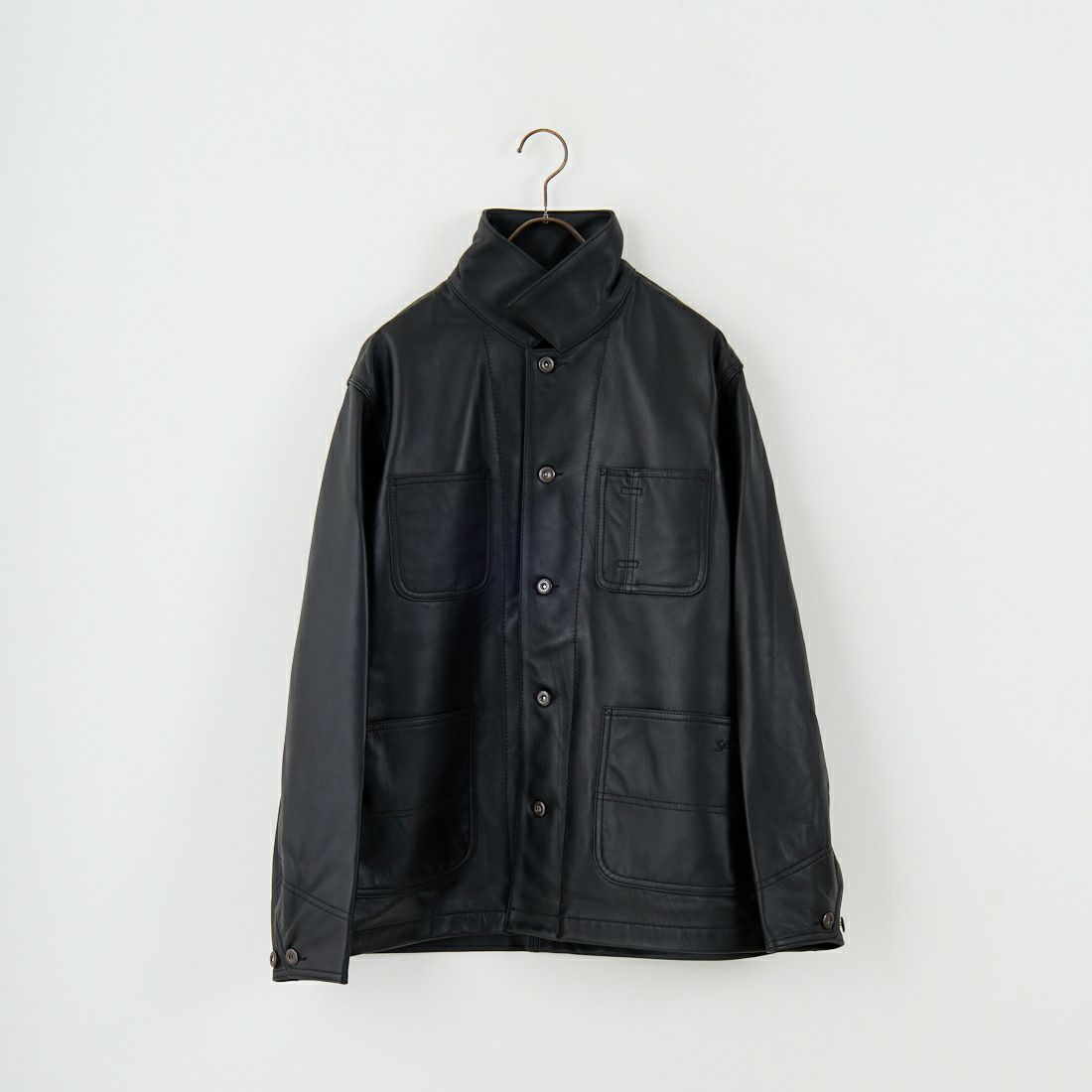 Schott [ショット] ラムレザー カバーオールジャケット [7825950012] 010 BLACK