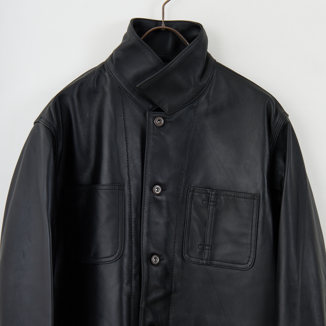 Schott [ショット] ラムレザー カバーオールジャケット [7825950012] 010 BLACK