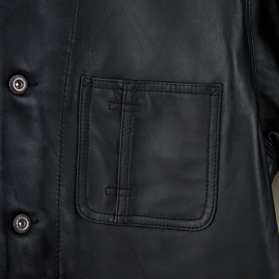 Schott [ショット] ラムレザー カバーオールジャケット [7825950012] 010 BLACK