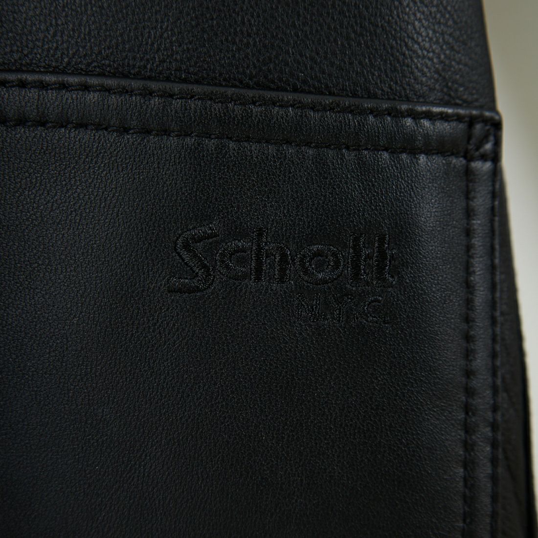 Schott [ショット] ラムレザー カバーオールジャケット [7825950012] 010 BLACK