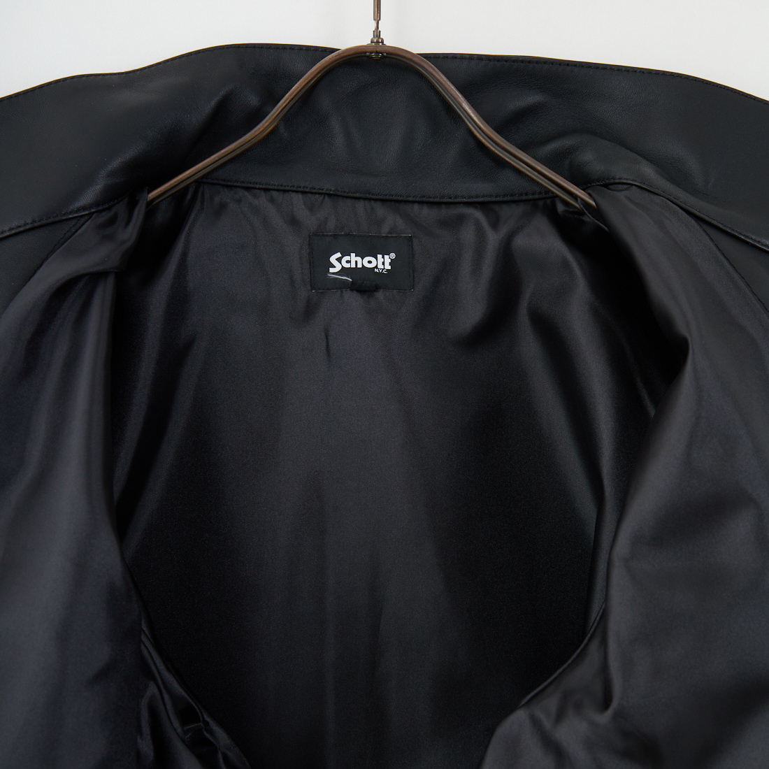 Schott [ショット] ラムレザー カバーオールジャケット [7825950012] 010 BLACK