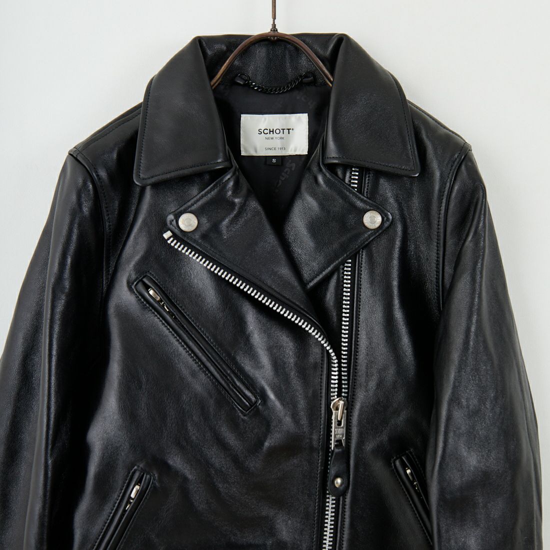 Schott [ショット] ダブルライダースジャケット [7825950601] 010 BLACK