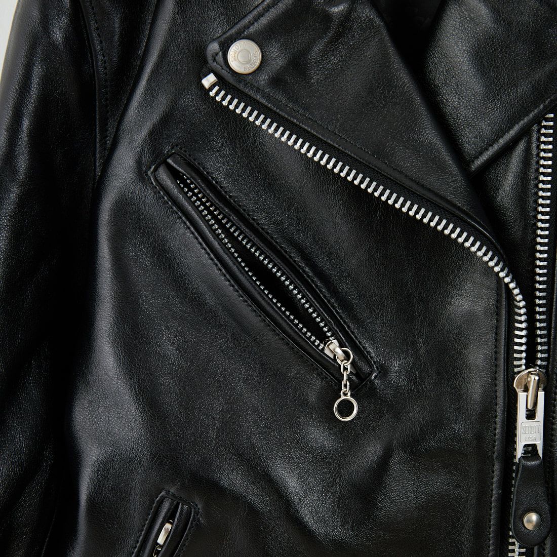 Schott [ショット] ダブルライダースジャケット [7825950601] 010 BLACK