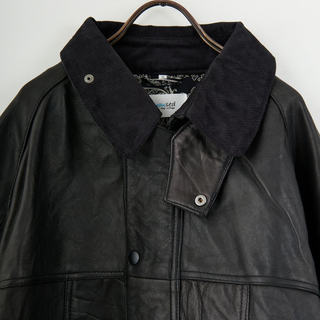 yoused [ユーズド] 別注 ドライバーズジャケット [JFY-244-092-JF] BLACK