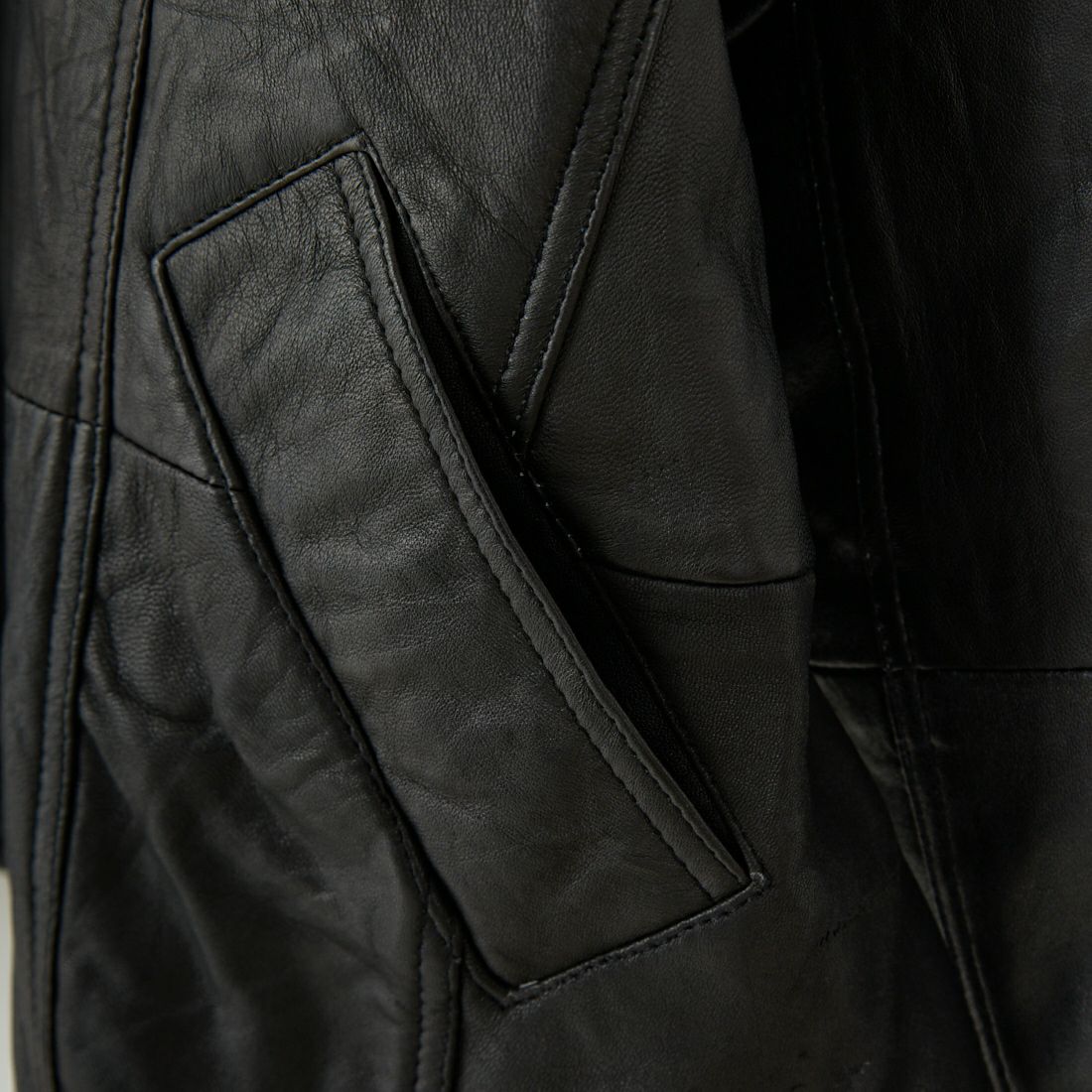 yoused [ユーズド] 別注 ドライバーズジャケット [JFY-244-092-JF] BLACK