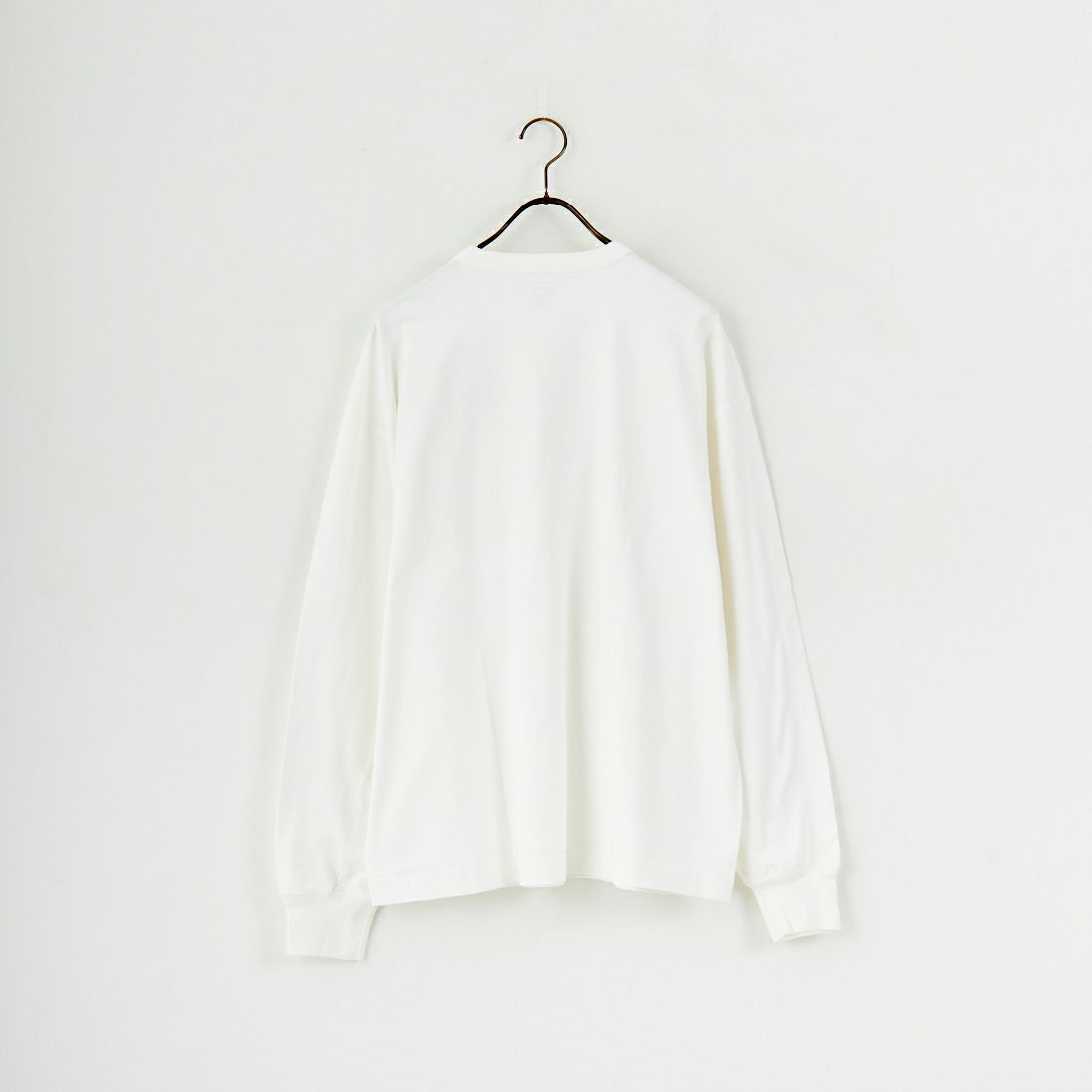 Health knit [ヘルスニット] ヘンリーネック ロングスリーブTシャツ [HR25F-M159] WHITE