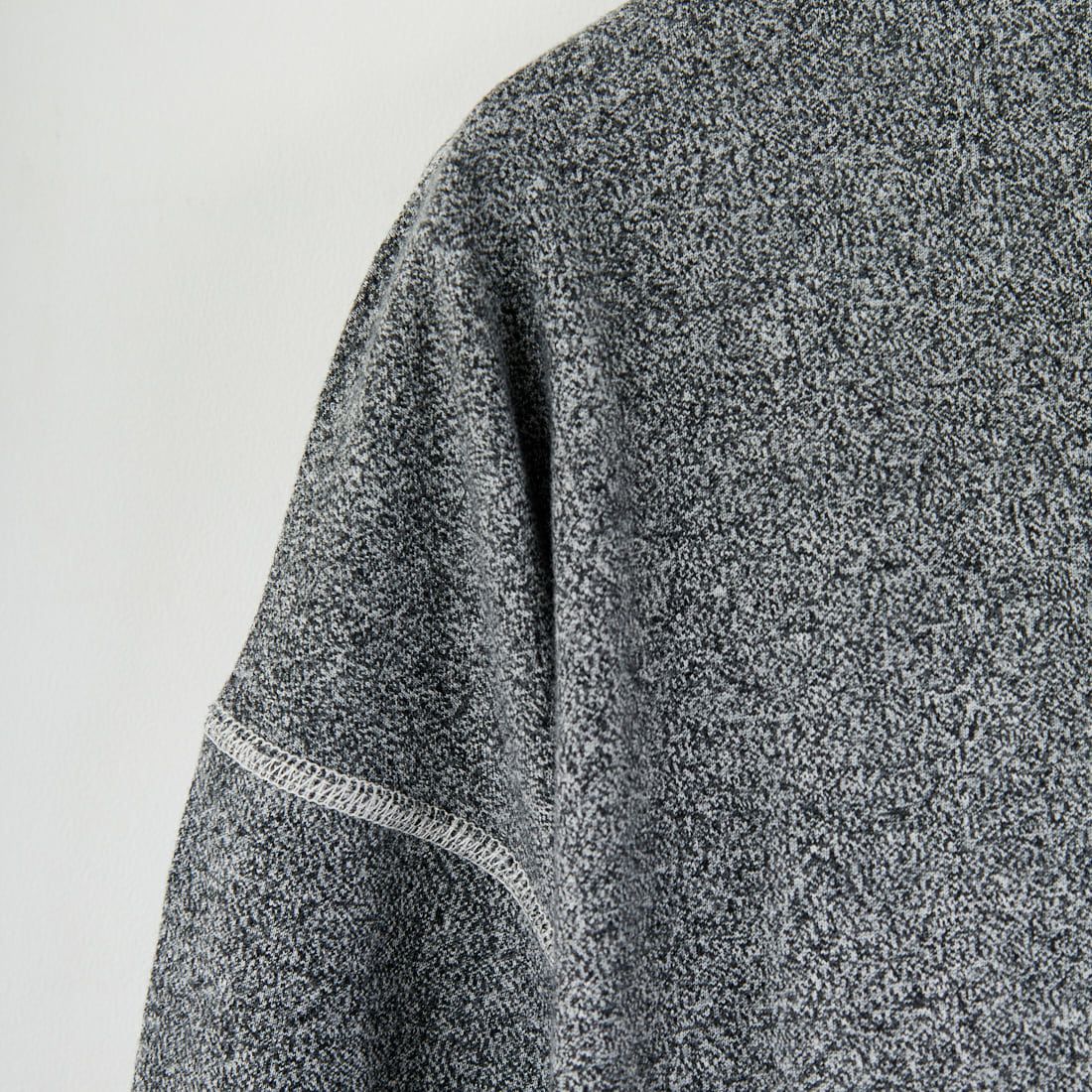 Health knit [ヘルスニット] ヘンリーネック ロングスリーブTシャツ [HR25F-M159] H.CHARCOAL