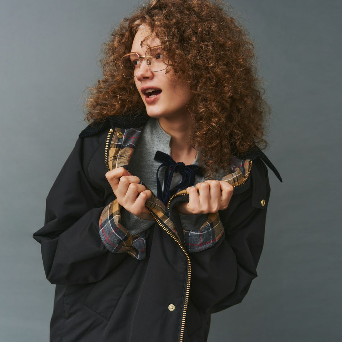 Barbour [バブアー] 別注 中綿入り TRANSPORT トランスポートジャケット [MCAS205-JF] BLACK