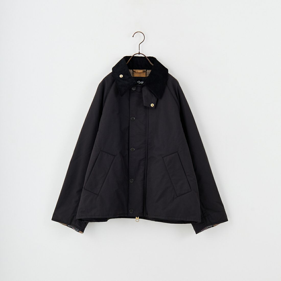 Barbour [バブアー] 別注 中綿入り TRANSPORT トランスポートジャケット [MCAS205-JF] BLACK