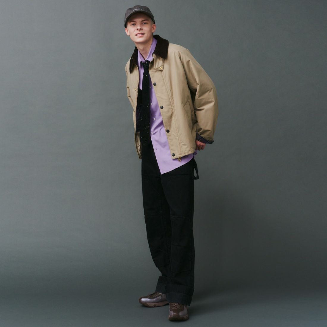 Barbour [バブアー] 別注 中綿入り TRANSPORT トランスポートジャケット [MCAS205-JF] GREIGE